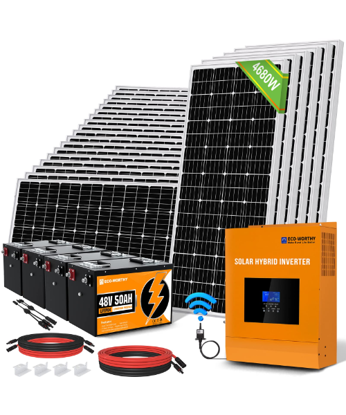 ECO-WORTHY 18.7KWH Solar Power Complete Kit