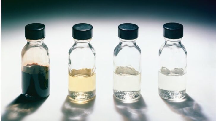 processed shale oil samples