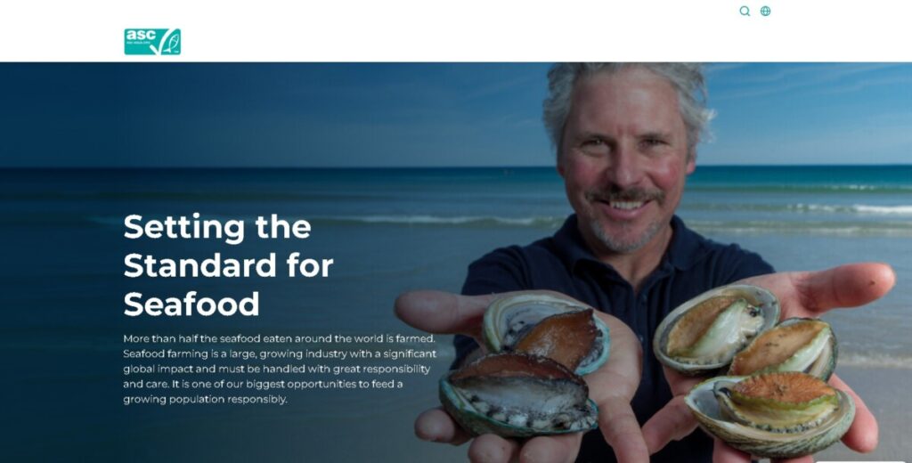 Aquaculture Stewardship Council  Website