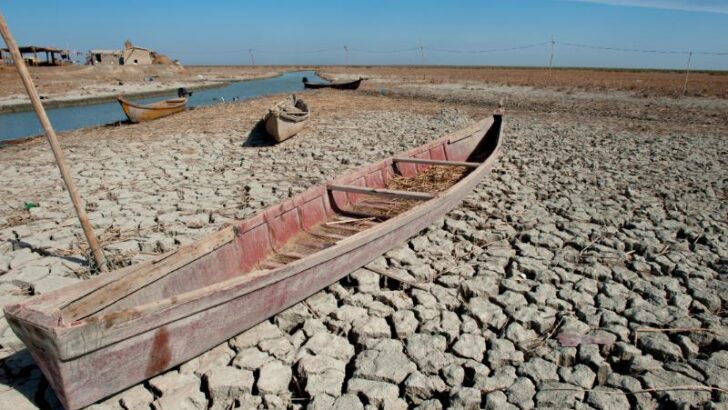 Euphrates drying up