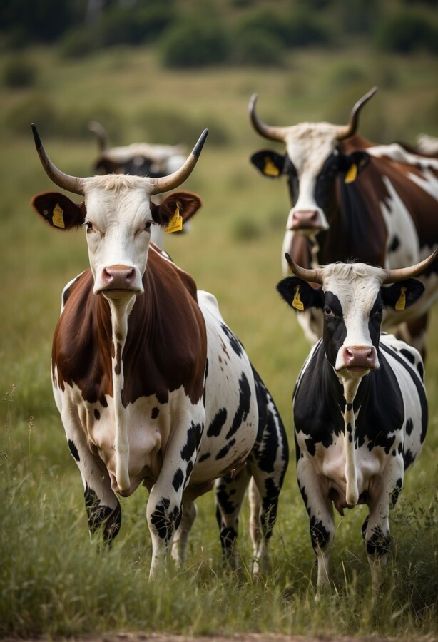 Pack of Nguni Cattles