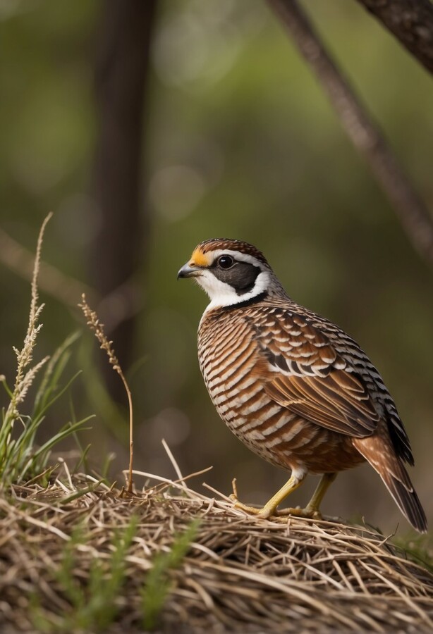 Cute Northern Bobwhite