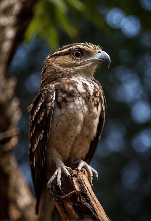 Northern Potoo on a tree