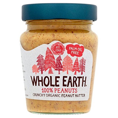 Whole Earth Organic Crunchy Palm Oil Free Peanut Butter 