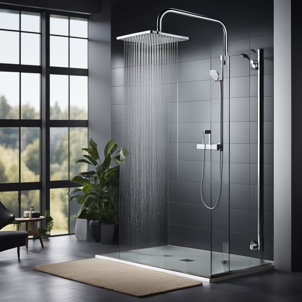 shower running in a modern house at ourendangeredworld